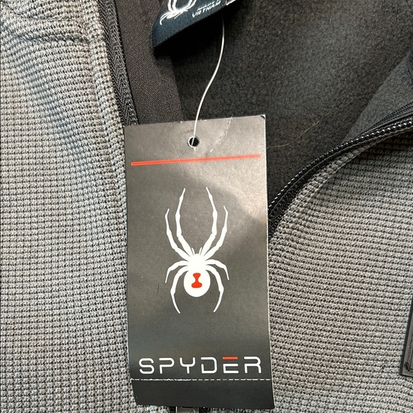 Spyder Gray and Black Men's Jacket - Picture 2 of 5